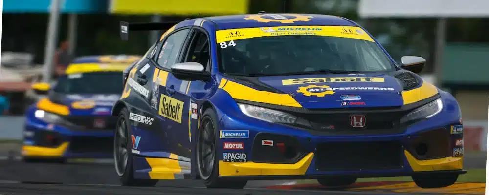 a race car on a track