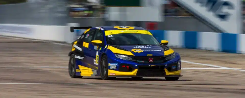 a race car on a track