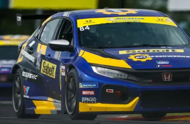 a race car on a track