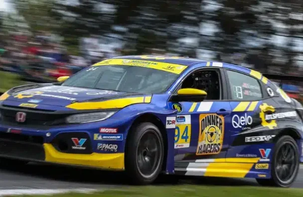 a race car on a track
