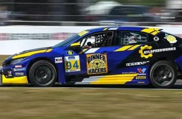 a race car on a track