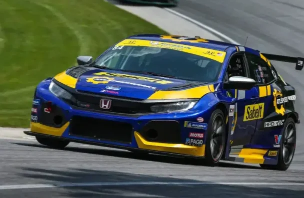 a race car on a track